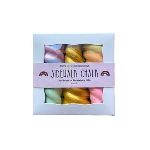 Twee Sidewalk Chalk 3 Unicorn Horns 🦄🦄🦄 Handmade Sidewalk Chalk Princess Toys
